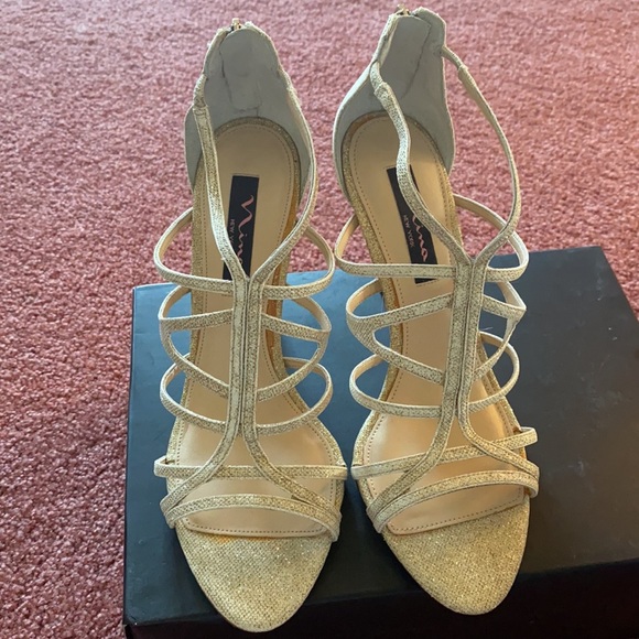 Nina Marisol Gladiator Heels Champagne Bliss - Picture 3 of 7